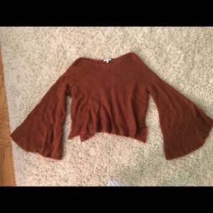 Bell-Sleeve Sweater